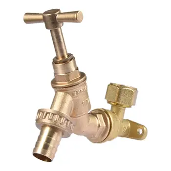 

Double Check Valve Garden Solid Brass Faucet Fixed Horse Head Brass Faucet Water Connectors Valve
