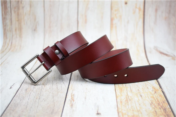 brown belt Genuine Leather Men Belt Black/green/coffee/blue Male Strap Large Size 90CM-130CM Quality Cow Waist Belts 2022 Man Jeans Belt mens black leather belt