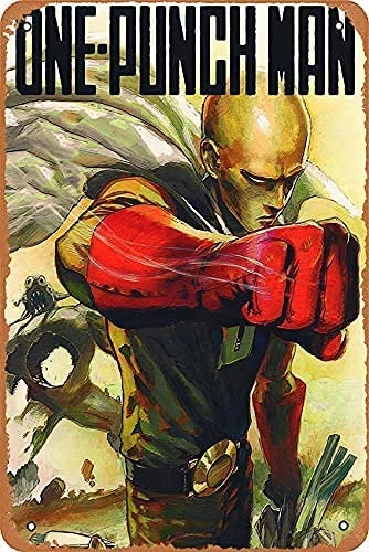 Manga Tin Sign Affiche De Dessin Anime One Punch Man 2 16x12 Pouces Decoration Murale Cadeau D Anniversaire De Vacances Pour Garcon Et Fille Aliexpress
