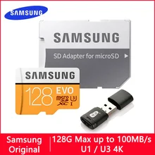 Sansung VEO – carte Micro SD/TF U3, 32 go/64 go/128 go/256 go, 100 mo/s, carte mémoire pour ordinateur portable
