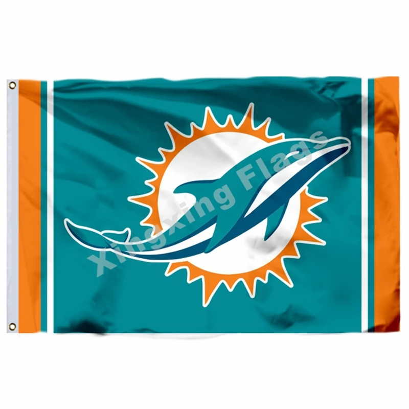 Национальный флаг с изображением дельфинов из мультфильма «Майями» со звездами и полосками, 3 фута X 5 футов, баннер 100D, флаг из полиэстера, 90X150 см