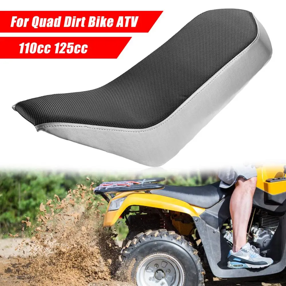 PVC Vinyl Foam Seat Quad Dirt Bike ATV 4 Wheeler Racing Style For 110cc