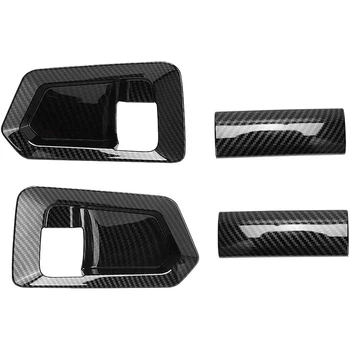 

Car Door Handle Trims Carbon Fiber Cover Car Accessory Fit for Toyota HiAce 2019 2020 Car Accessories