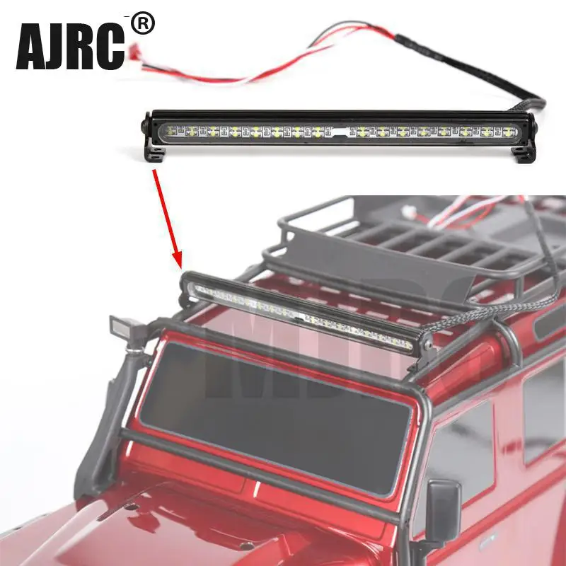 1 Set LED Light Bar for Axial TRX4 90046 110 1:10 RC Rock Crawler Climbing Car 
