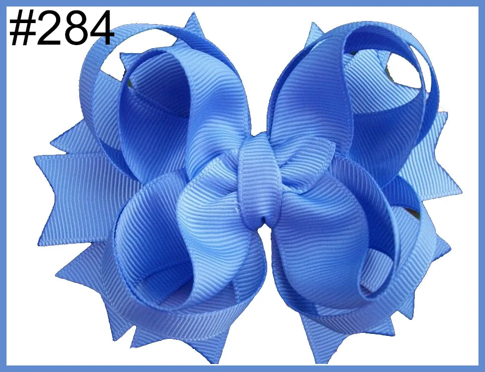 free shipping A.B.C.D.E 500pcs 5.5'' inspired hair bows popular cartoon hair bow with lined clips boutique girl hair bows-B