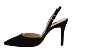 black 8cm QSR/туфли-лодочки Новые весенние туфли на высоком каблуке 6 см/8 см с острым носком; модные пикантные замшевые босоножки с пряжкой на полой подошве - Цвет: black 8cm