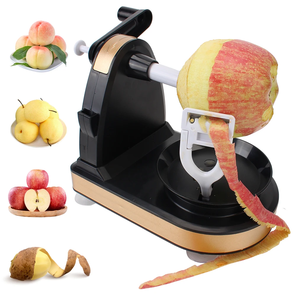 Apple Skin Peeler Kitchen Machine Plus Apple Slicer Corer Cutter Fruit Vegetable 