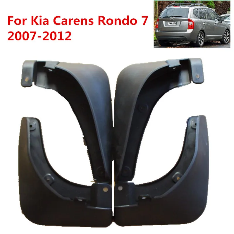 Car Mudflaps For Kia Carens / Rondo 7 2007-2012 Splash Guards Mud Flap Mudguards Fender Styling Accessories | Автомобили и