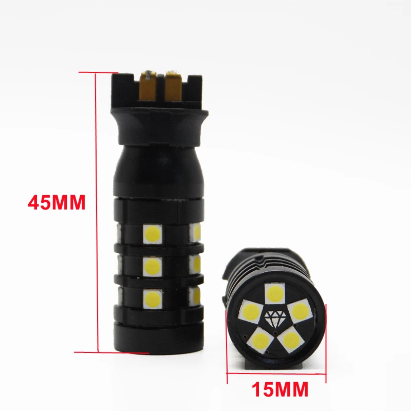 2x Xenon White Error Free PW24W LED Bulbs For 2013-2017 Skoda Yeti Daytime running light Halogen Headlight DRL