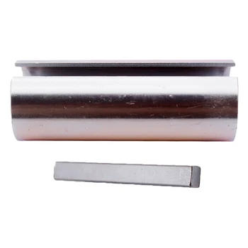 

Stainless Steel 1 inch to 1-1/8 inch Gas Engine Pulley Crank Shaft Sleeve Adapter Pulley Bore Reducer Bushing Sheave & Key