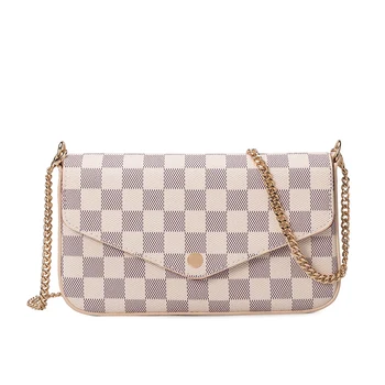 

2020 new European And American luxury women's bag three in one envelope bag three piece set of One Shoulder Messenger Bag