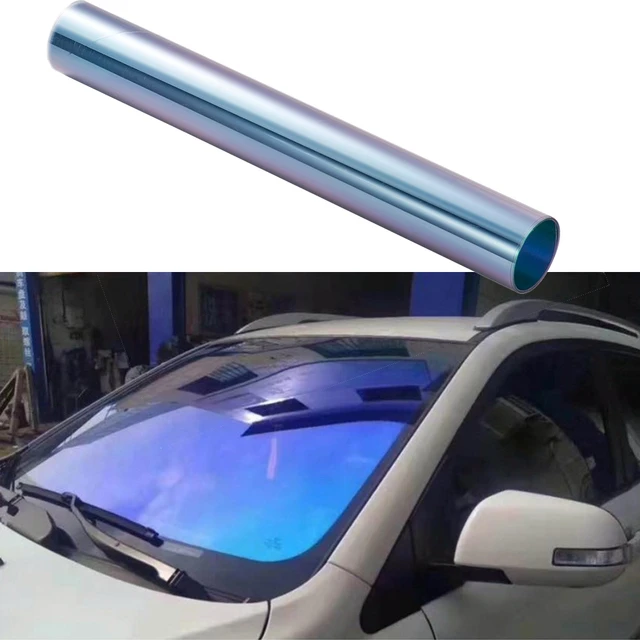 Film de protection solaire pour pare-brise de fenêtre de voiture, feuilles  teintées, caméléon rouge, changement de document, UV99 %, VLT80 %, 150 cm,  75cm x 3m - AliExpress