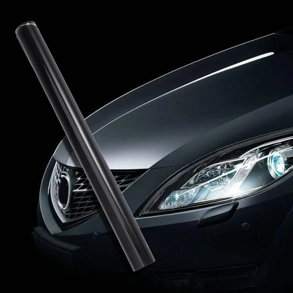 30 ×120CM Self Adhesive Headlights Tail Lights Fog Tint Vinyl Film (Black) |