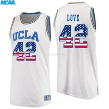 Новое поступление, высокое качество, UCLA Love#42 Mbah a Moute#23 Футболка колледжа, ограниченная серия, Спортивная футболка, S-XXXL