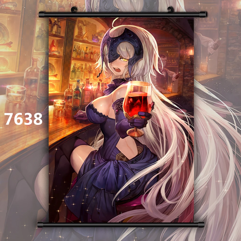 Fate Grand Order Мститель Жанна Joan Alter аниме Манга плакат в рулоне - Цвет: 7638
