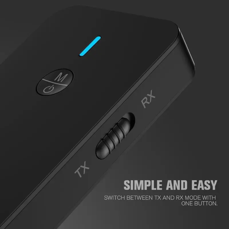 Bluetooth 5 0 Transmitter Receiver 2 in 1 bluetooth Adapter With Micro Support Hands free for TV Headphone PC Audio Speaker