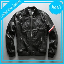 Мужская куртка из мягкой воловьей кожи большого размера, бейсбольная верхняя одежда из натуральной кожи, черные мужские винтажные Классические Куртки для мотоциклистов