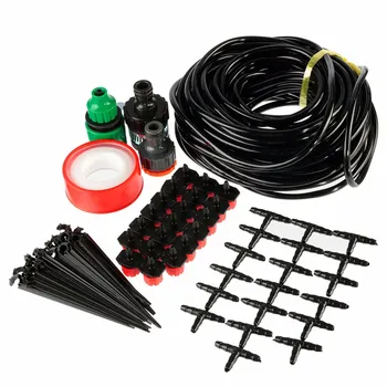 

15m 4/7mm Hose NEW DIY Micro Drip Irrigation System Gardening Drip Irrigation Watering Kits Micro Dripper Kit Garden Supplies