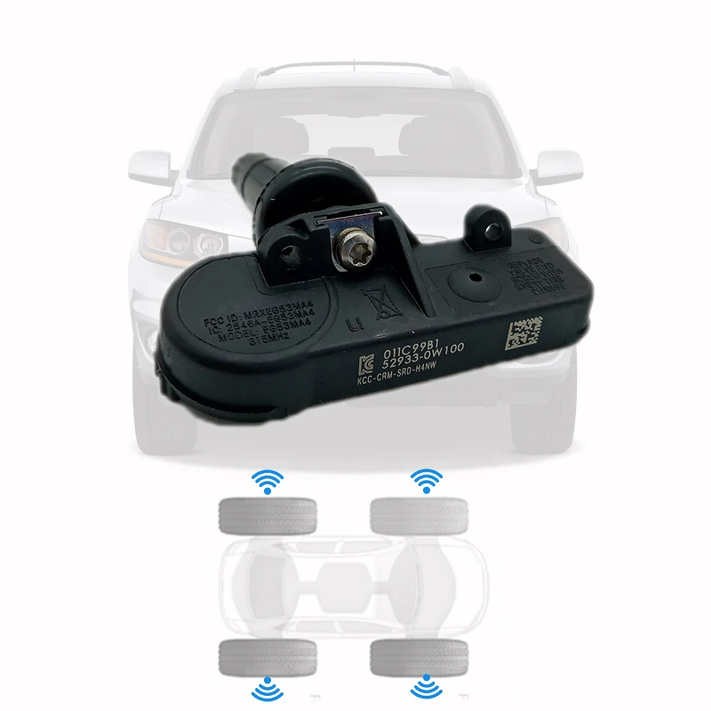 

1pcs Tire Pressure Monitoring System 529330W100 For HYUNDAI SANTA FE 2011 2012 TPMS 52933-0W100 315MHz tire pressure sensor