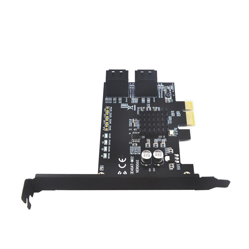 Marvell 88SE9215 чип SATA III 4 порта PCI-Express контроллер карты поддержка PCI Express x1 x2 x4 x8 x16 материнская плата для HDD SSD