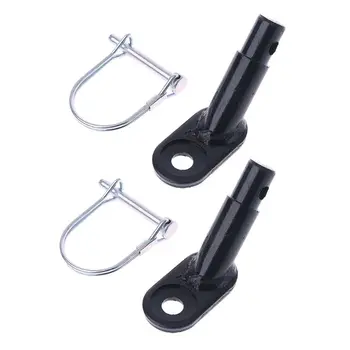 

2Sets Bicycle Trailer Coupler Hitch Mount Angled Elbow Drawing Head For InStep/Schwinn Baby/Pet Carrige