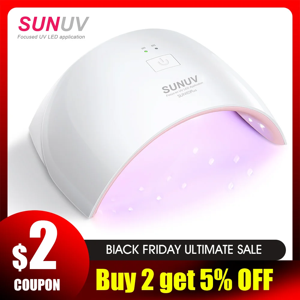 

SUNUV SUN9c plus 36W UV lamp nail gel machine curing harden gel polish nail dryer for home manicure