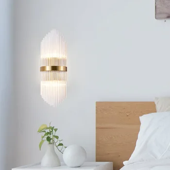 

modern bedroom light wood bedside bedroom living room luminaria de parede lampara pared