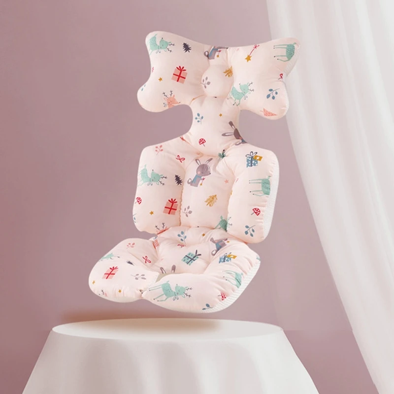 Universal Baby Stroller Seat Cushion Baby Car Cushion Head Neck Support Pillow Infant Pram Pushchair Warm Mat