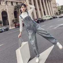 Размера плюс 5XL джинсы для женщин в стиле бойфренд джинсовые комбинезоны шаровары женские летние комбинезоны повседневные джинсовые комбинезоны для женщин C5395