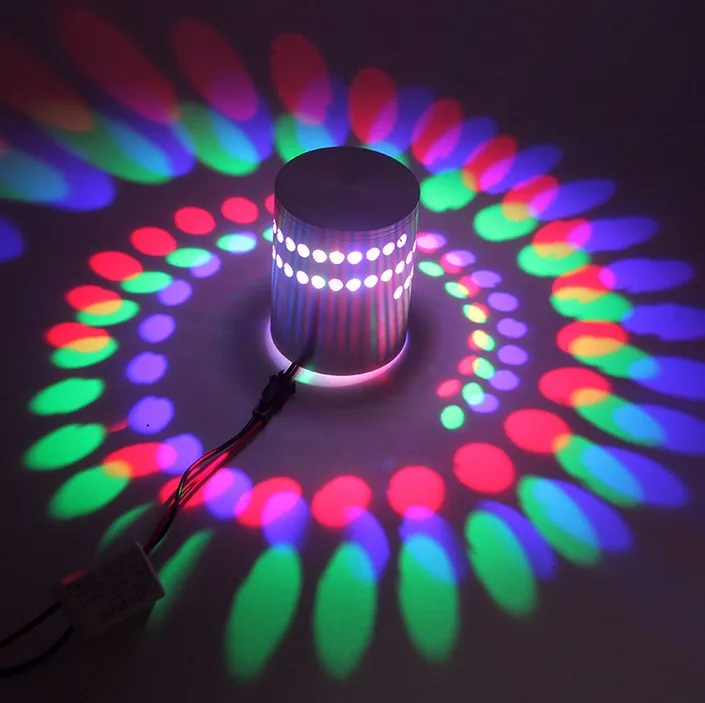 Современный светодиодный потолочный светильник RGB с пультом дистанционного управления, 3 Вт, лампа, бра, художественная галерея, украшение, лампа для переднего балкона, светильник для крыльца, светильник для коридоров