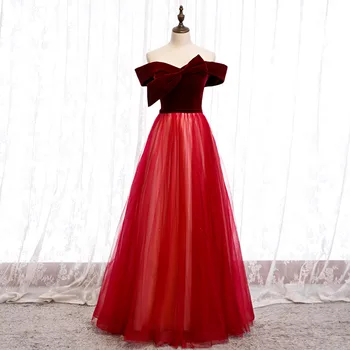 

Prom Dresses 2020 Sexy with See Through Side Split Tulle Long Evening Party Dress Graduation Plus Size