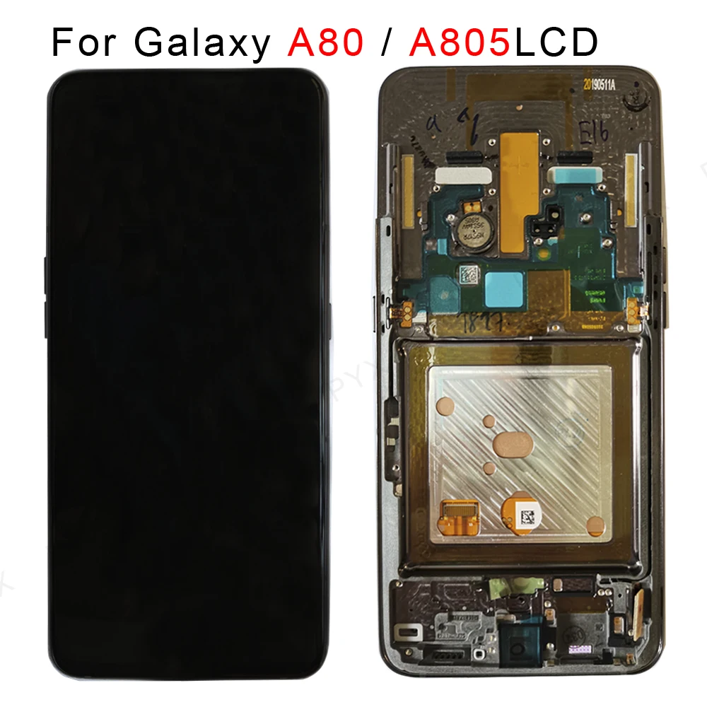 Оригинальный ЖК-дисплей SUPER AMOLED 6 7 ''для Samsung Galaxy A80 A805 с сенсорным экраном и