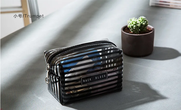 Bufan Cute Online Celebrity Wash Bag Transparent PVC Waterproof Cosmetic Bag Large Capacity Cosmetics Storage Bag