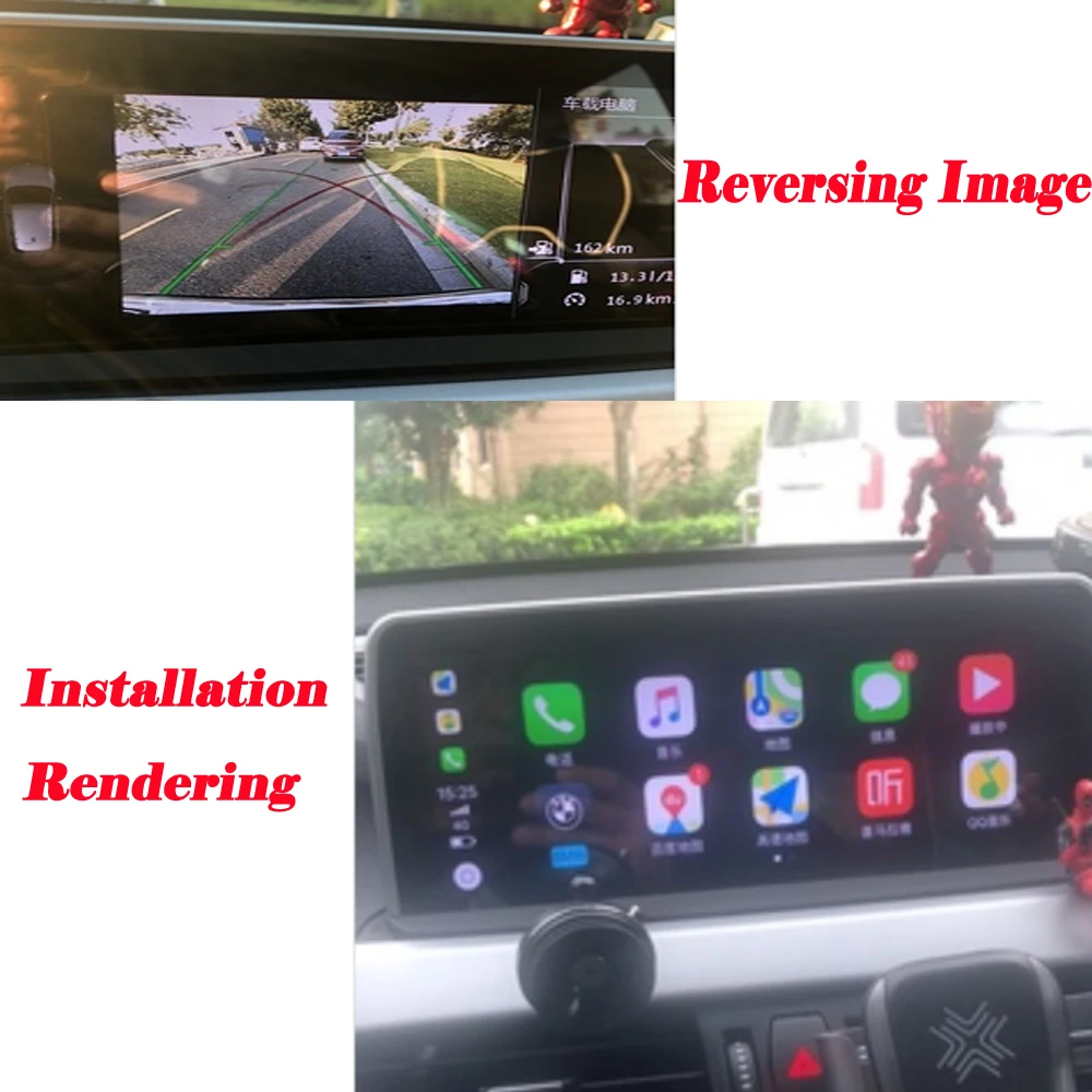 Беспроводная коробка Carplay для BMW 3 F30 F31 F34 2010~ Задний Передний декодер для камеры экранный адаптер Интерфейс Android carlif