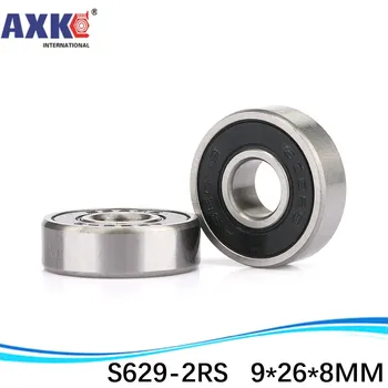 

500pcs free shipping SUS440C environmental corrosion resistant stainless steel bearings (Rubber seal cover) S629-2RS 9*26*8 mm