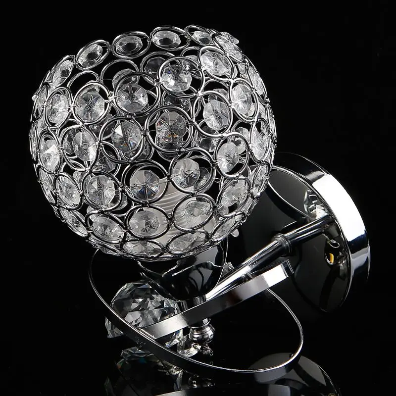 AC84-240V Creative Crystal Wall Light Decorative Lighting Sconce Modern Wall Lamp