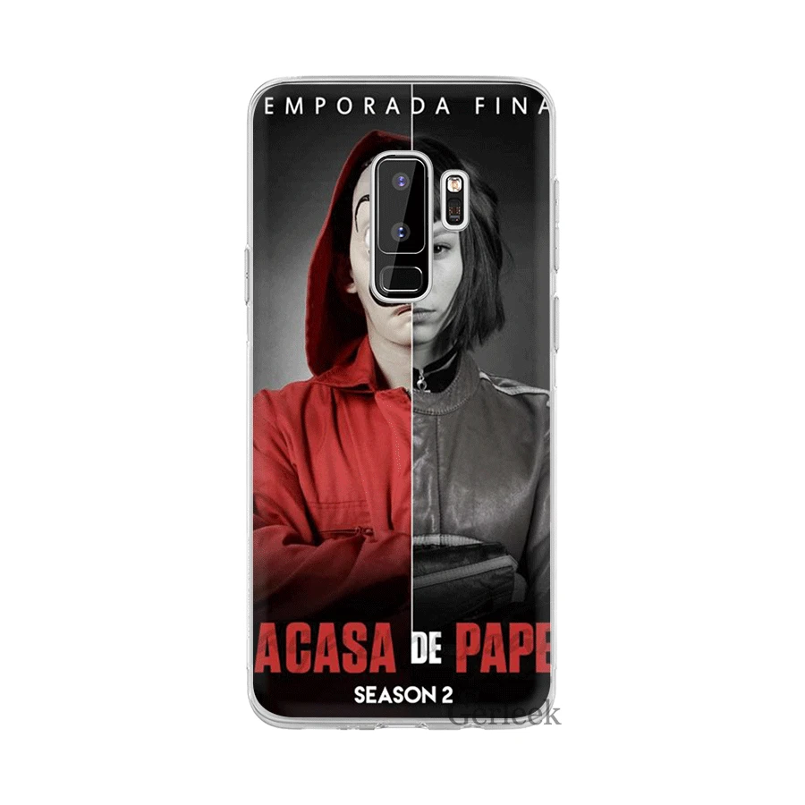 Чехол для телефона Samsung Galaxy J1 J2 J7 J5 J6 J3 Prime жесткий чехол для защиты денег Heist House Of paper