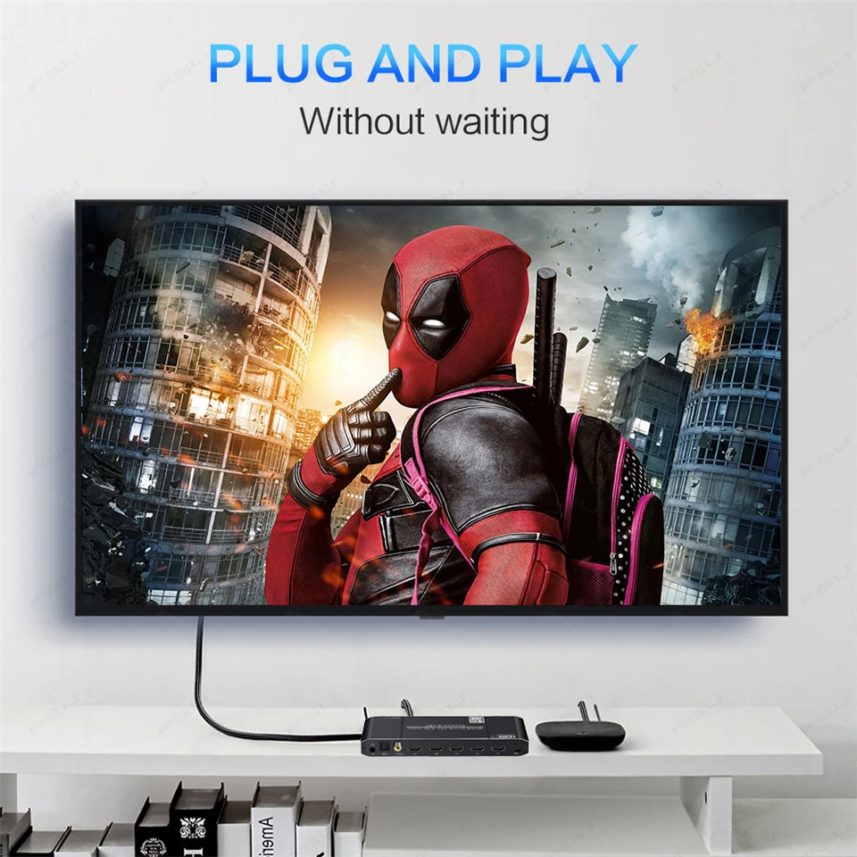 Мини 4K HDMI переключатель 2x1 2 0 4x1 HDR аудио экстрактор с ИК управлением ARC для PS4 Apple TV