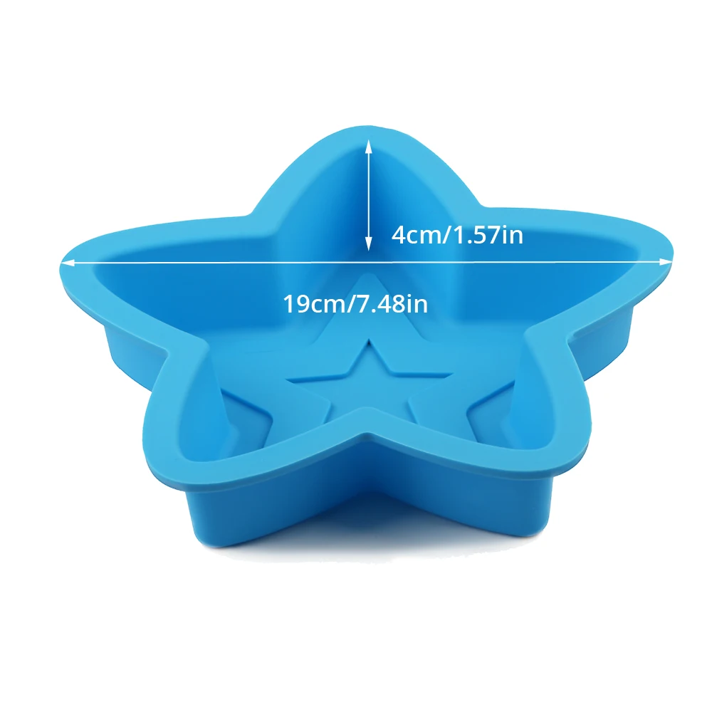 Silicone Bakeware Five-Pointed Star Cake Pan Cake Mold Oven Baking