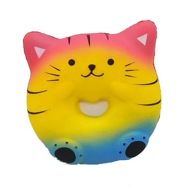 Anime Cute Antistress Ball Abreact Toy Cake Deer Animal Panda Slow Rising Stress Relief Squeeze Relax Pressure Toys for Kids 5