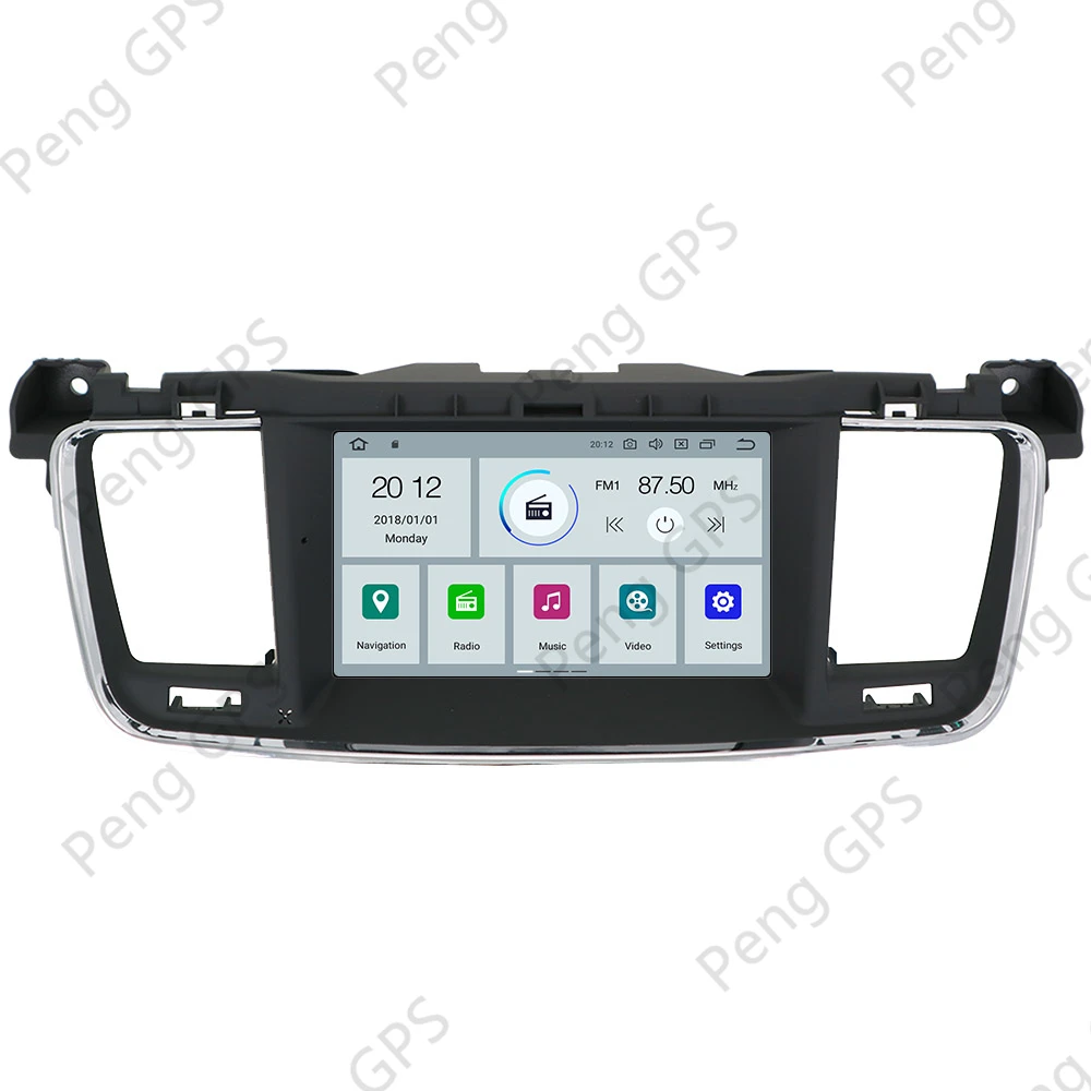 Android 10 0 мультимедиа головное устройство для Peugeot 508 2011 2017 GPS навигация CD DVD плеер