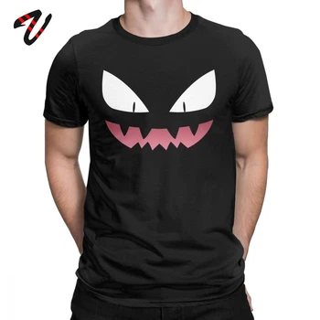 

Pokemon Men T-Shirt Haunter Ghost Gengar Kaiju Pokeball Pikachu Anime T-Shirt Tees Shirts Classic