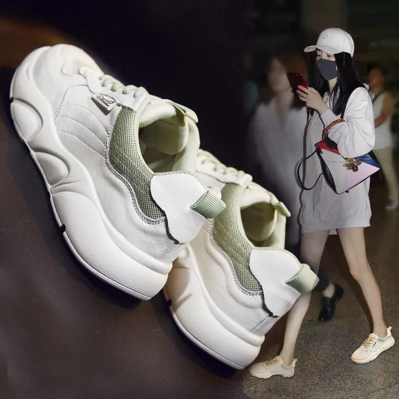 

Genuine Leather White Shoes Women's 2020 Spring New Style Cowhide Casual Shoes Flat Shoes Students Shoe