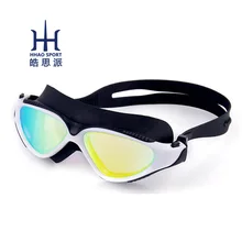 Стиль очки высокой четкости Анти-туман водонепроницаемый большая коробка близорукость Алкоголь по объему очки для плавания для взрослых мужчин и женщин Chil