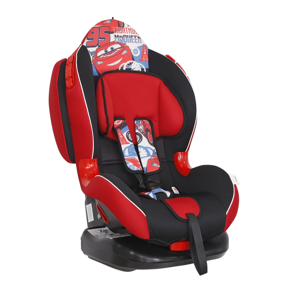 Детское автокресло SIGER серия Кокон ISOFIX Disney Тачки спидометр, красный