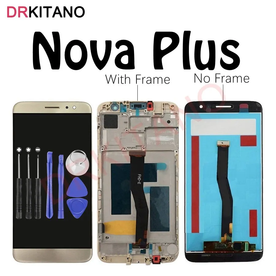 Для Huawei Nova plus ЖК-дисплей сенсорный экран дигитайзер сборка MLA L01 L11 L02 L03 L12 для Huawei Nova plus ЖК-дисплей с рамкой