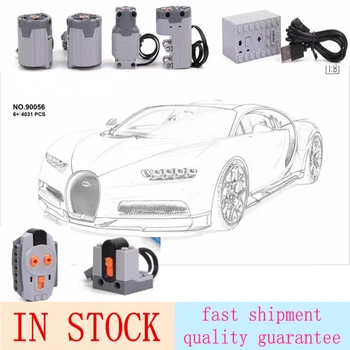 

20086 90056 Technic Series The bugatti Chiron Blue Racing Car With Motor Battery Led Light Model Building Block set classic Toys