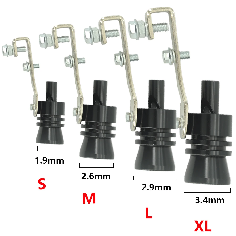 Universal Sound Simulator Car Turbo Sound Whistle Muffler Vehicle Refit Device Exhaust Pipe Turbo Whistle car turbo whistle