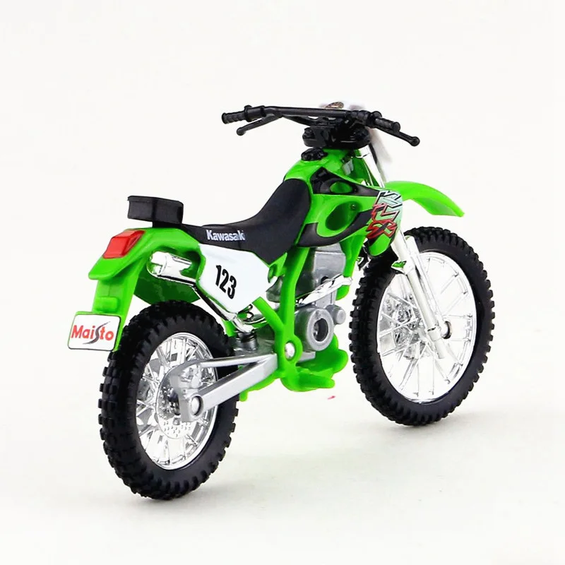 Maisto 1/18 1:18 Масштаб Kawasaki KLX 250SR Мотоциклы мотоциклы литье под давлением дисплей