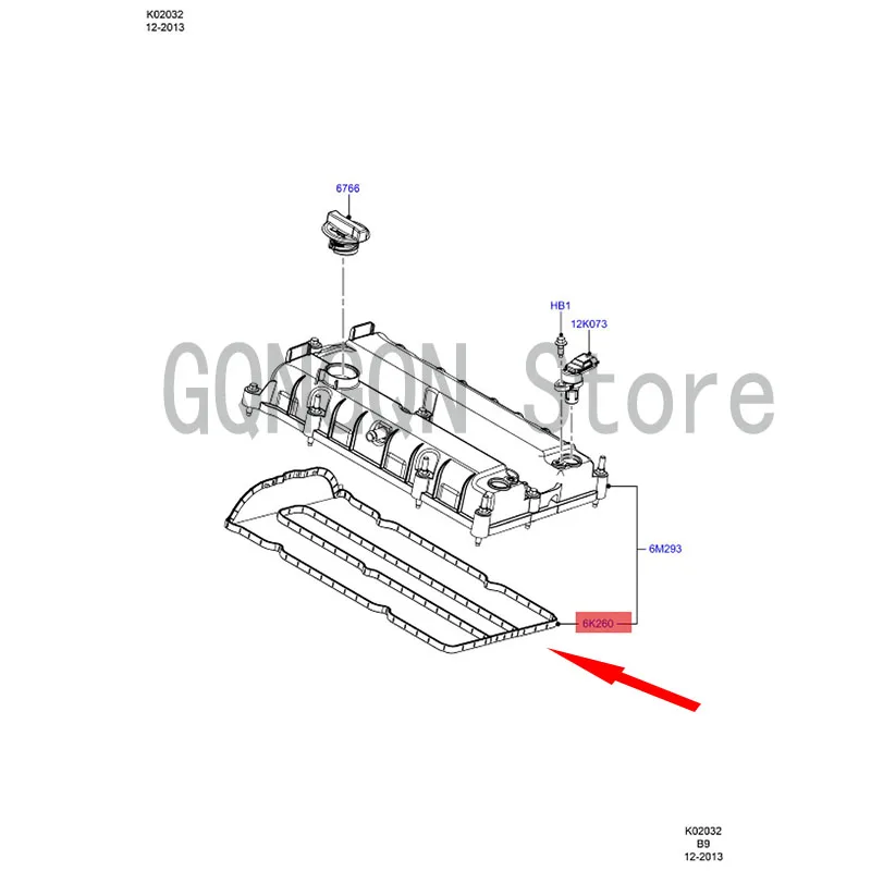 

CAR valve cover gasket For dMo nd eoE cos po rtF ies taE sco rtF oc usB-M ax Cylinder head gasket Engine cylinder head gasket